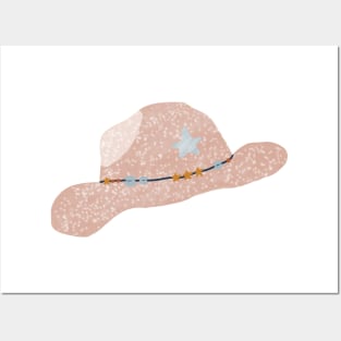 Coastal cowgirl hat Posters and Art